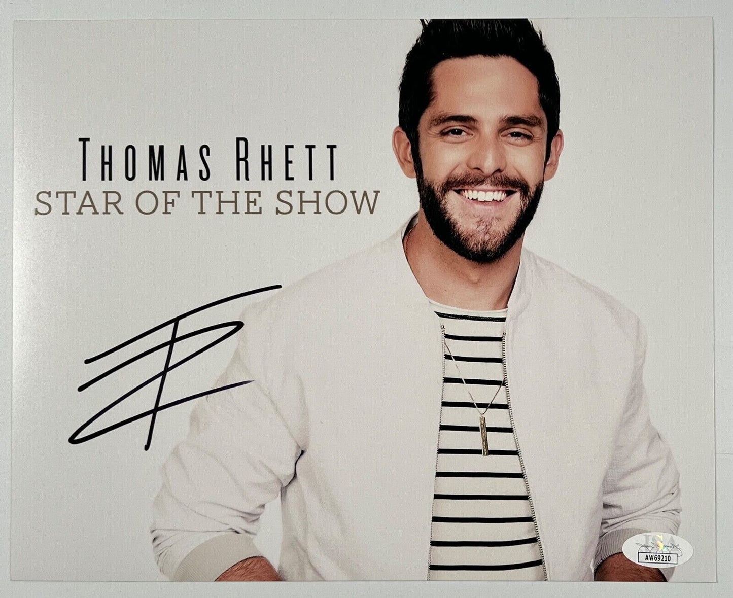Thomas Rhett JSA Signed Autograph Photo 8 x 10
