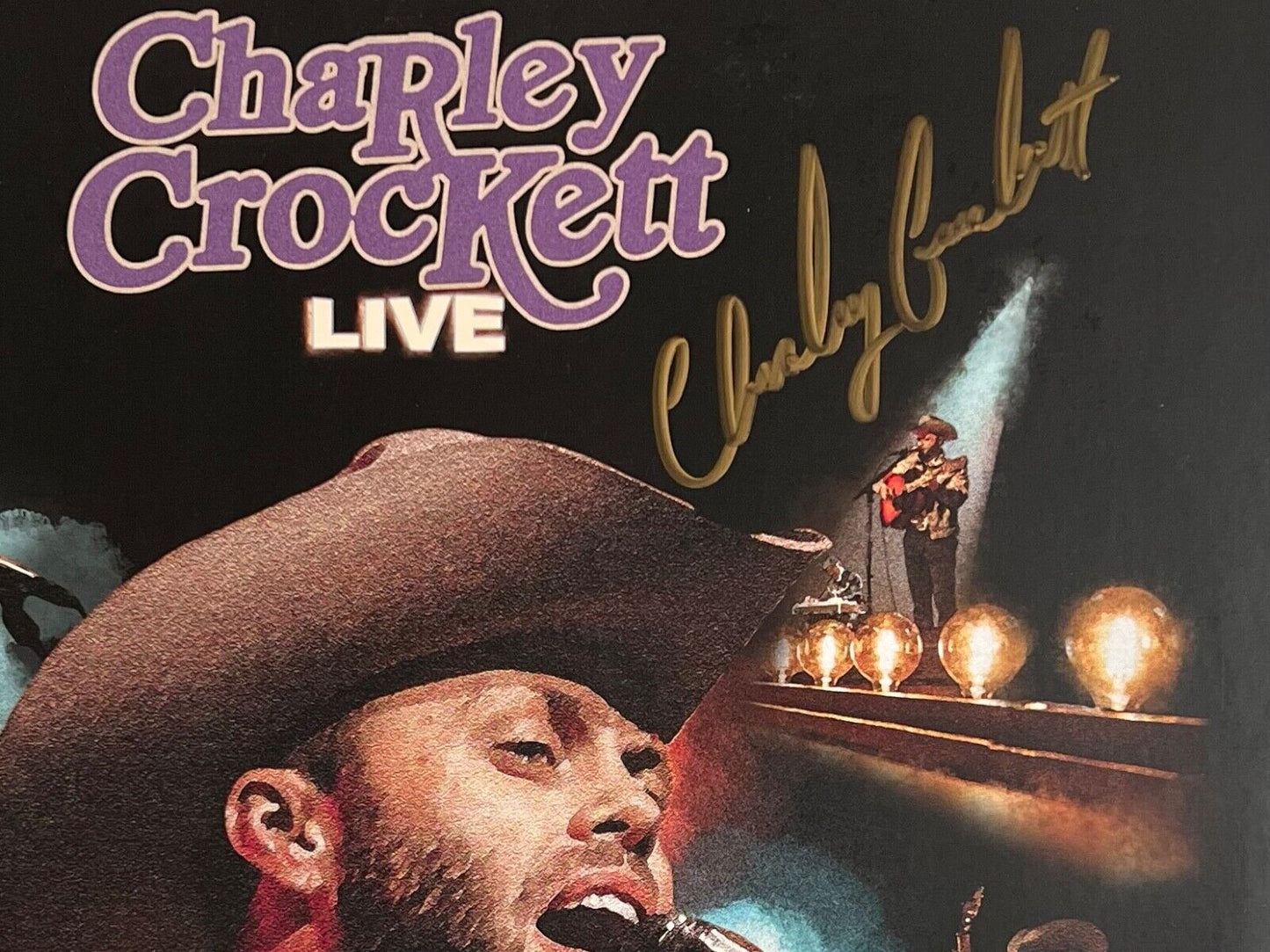 Charley Crockett JSA Signed Autograph Record Album The Ryman Live