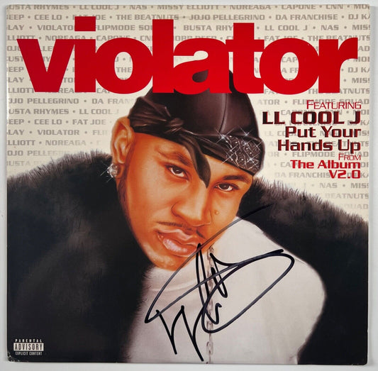 LL Cool J JSA Autograph Signed Record Vinyl Violator 12 inch