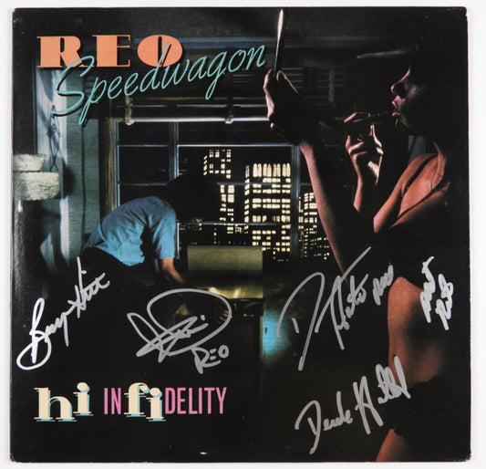 REO Speedwagon JSA Signed Autograph Record Album Vinyl Kevin Cronin