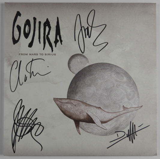 Gojira JSA Fully Signed Autograph Album Record Vinyl From Mars To Sirius