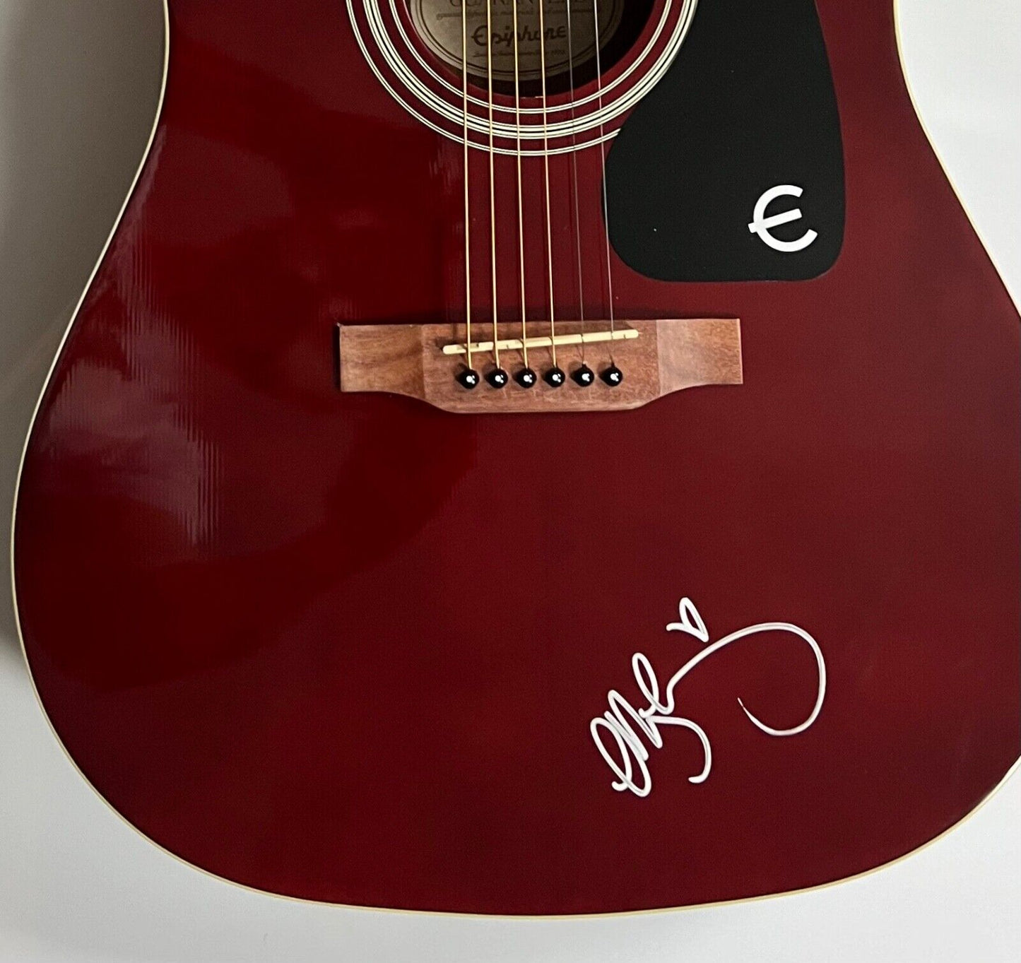 Megan Moroney JSA Signed Autograph Acoustic Guitar