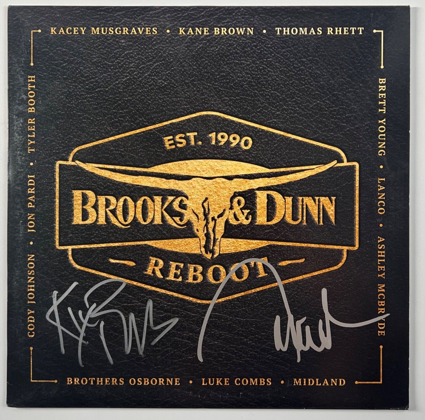 Books & Dunn JSA Autograph Signed Album Vinyl Record Album