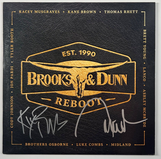 Books & Dunn JSA Autograph Signed Album Vinyl Record Album