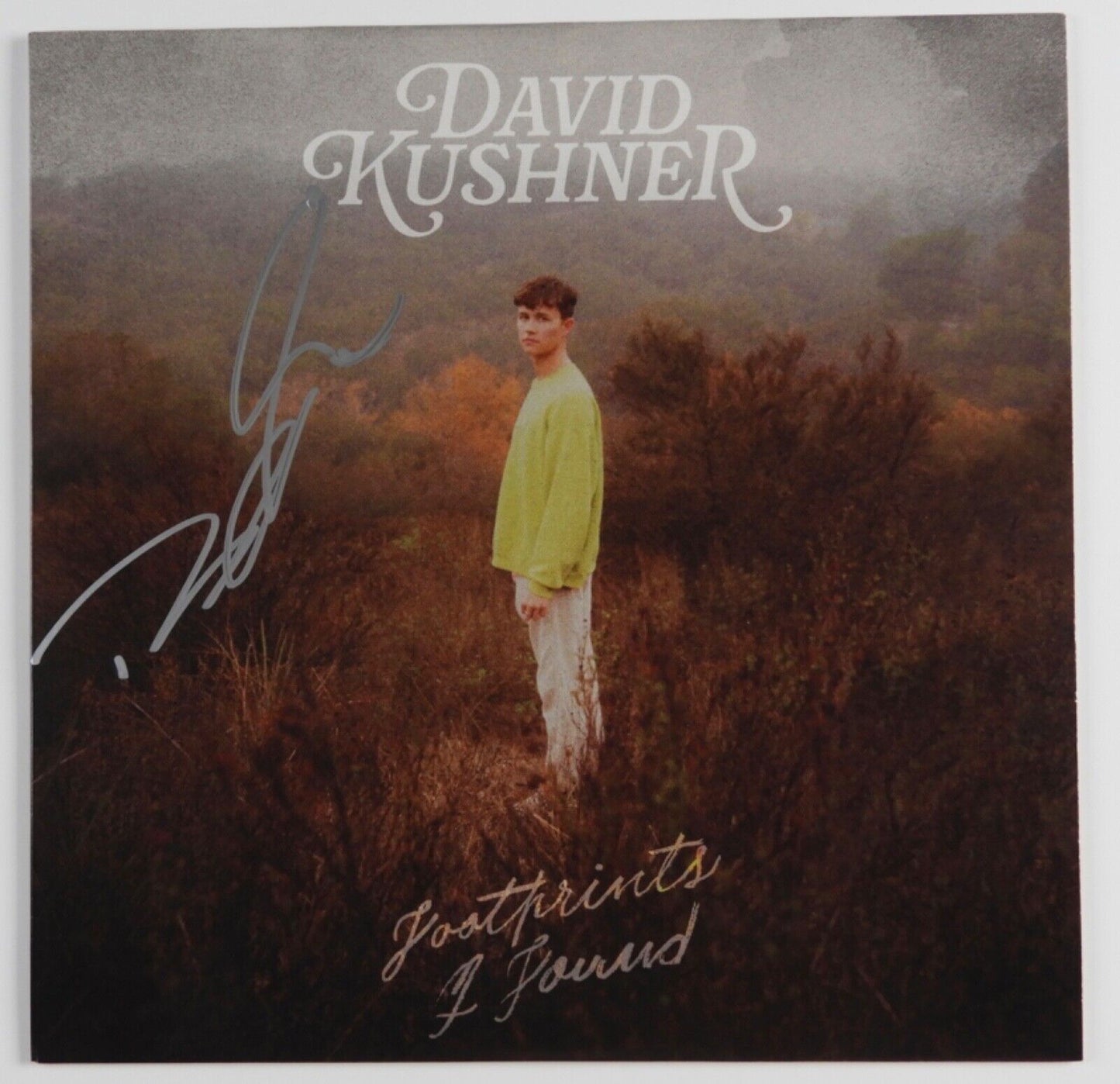 David Kushner  JSA Signed Autograph Record Album Footprints I Found Vinyl