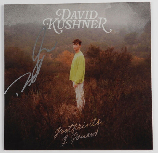 David Kushner  JSA Signed Autograph Record Album Footprints I Found Vinyl