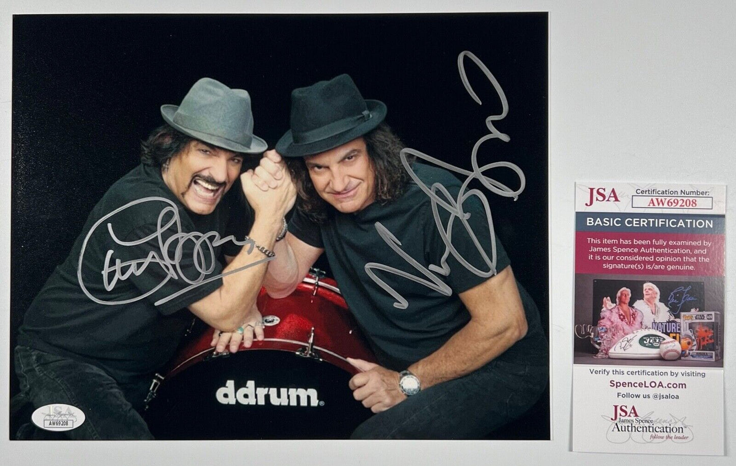 Vinny Appice Geezer Butler Black Sabbath JSA Signed Autograph Photo 8 x 10