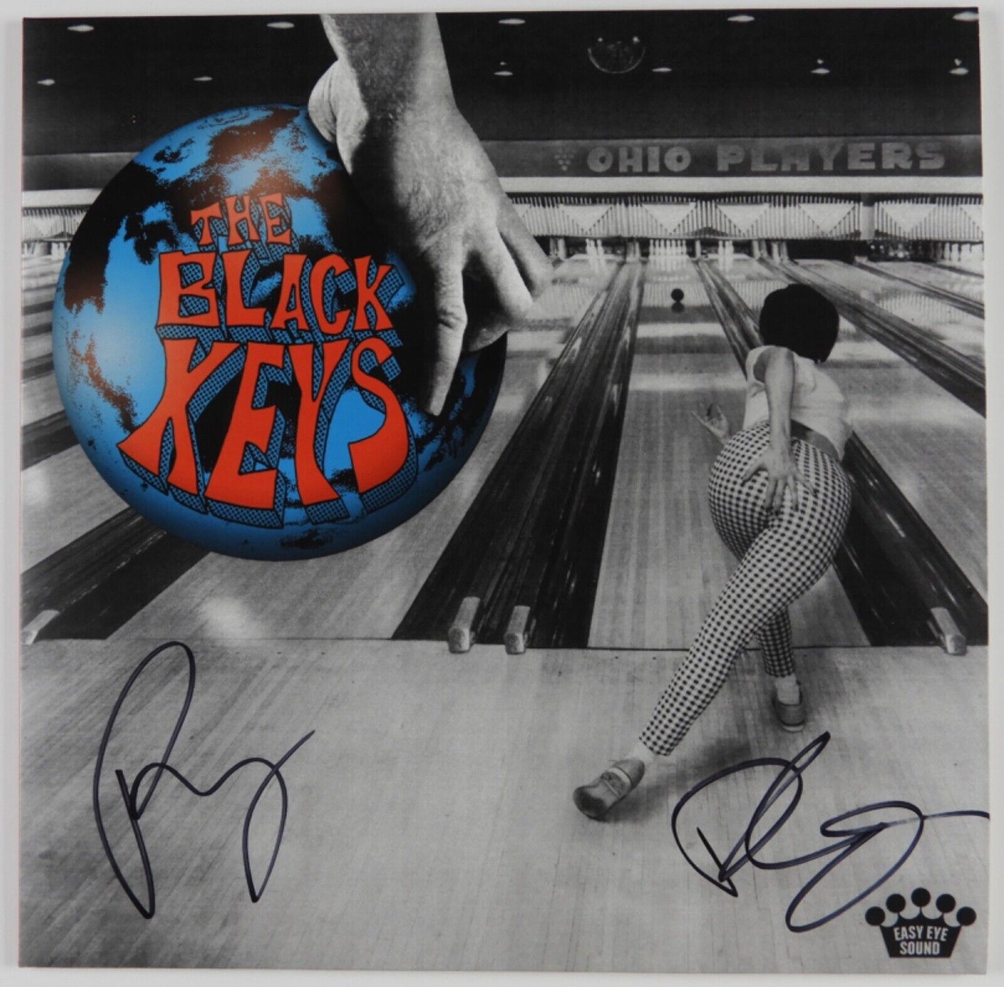 The Black Keys Signed Autograph Album JSA Record Red Vinyl Ohio Players