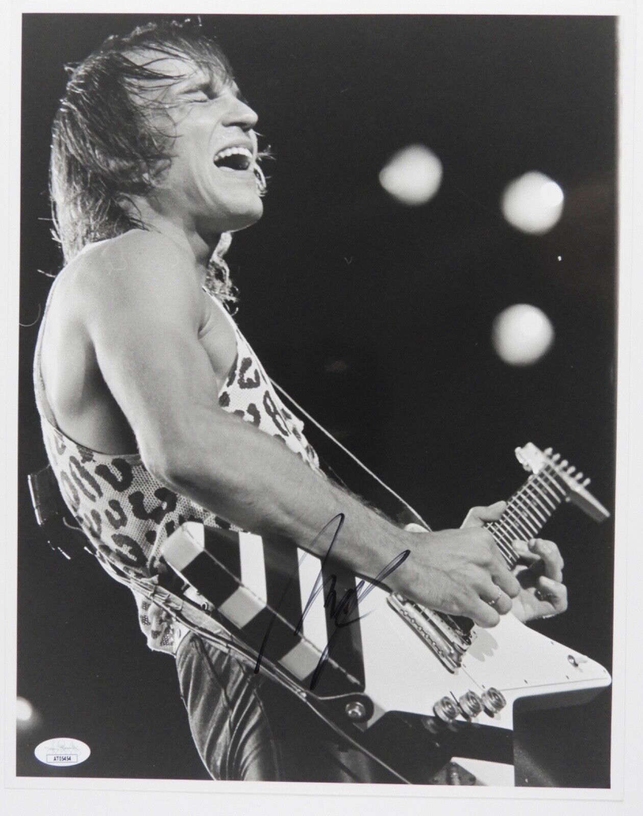 Scorpions Matthias Jabs Autograph Signed JSA Photo 11 x 14