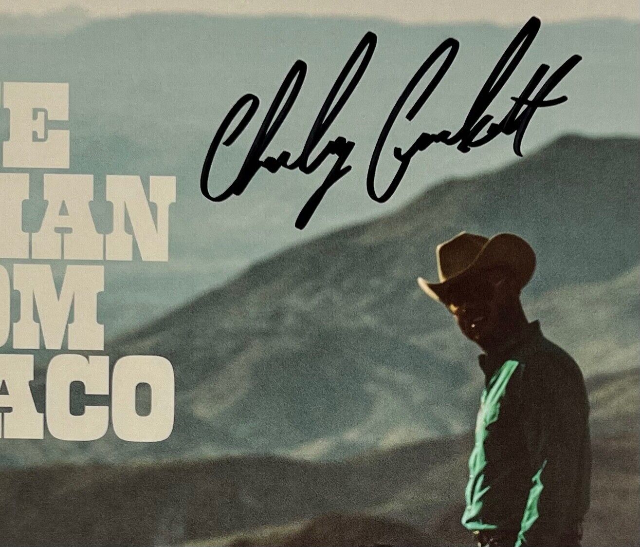 Charley Crockett JSA Signed Autograph Record Album The Man From Waco
