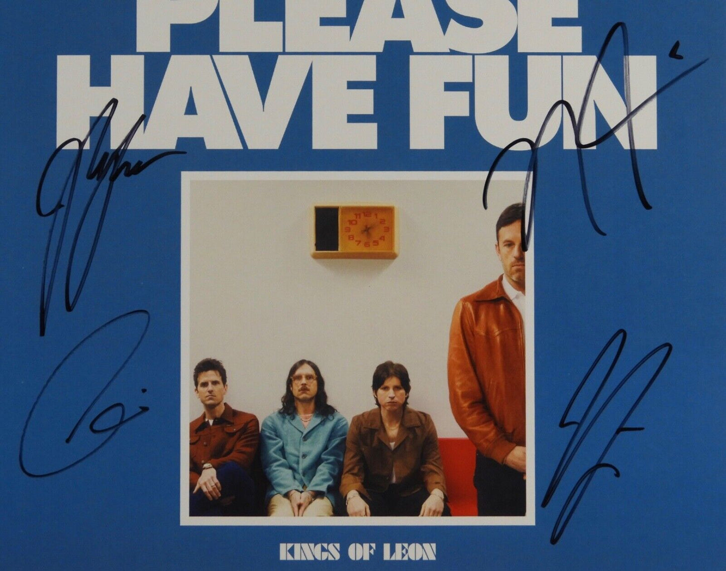 Kings Of Leon JSA Signed Autograph Record Album Vinyl Can We Please Have Fun