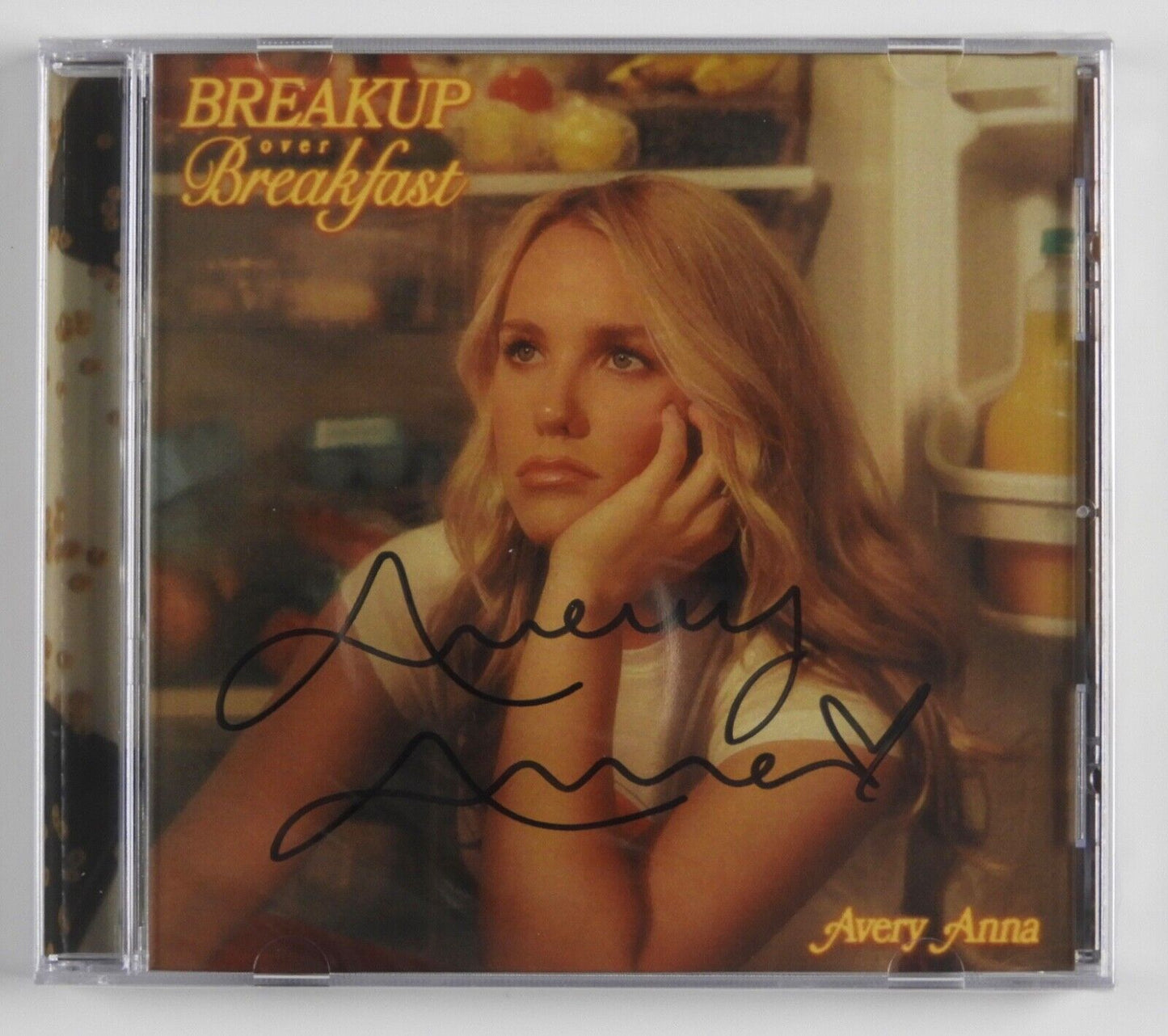 Avery Anna Signed Autograph Breakup Over Breakfast CD Booklet Still Sealed