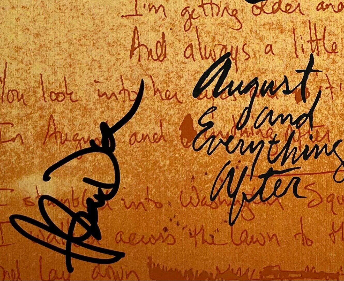 Adam Duritz Counting Crows JSA Signed Autograph Record Album Vinyl