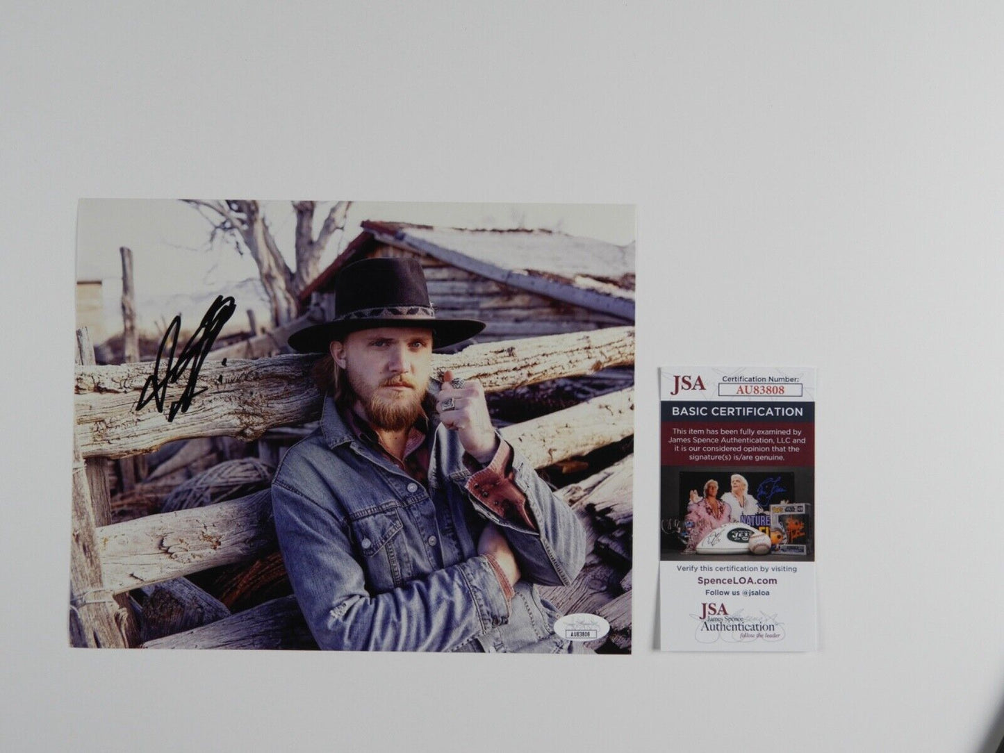 Jackson Dean JSA Signed Autograph 8 x 10 Photo Country Music Star