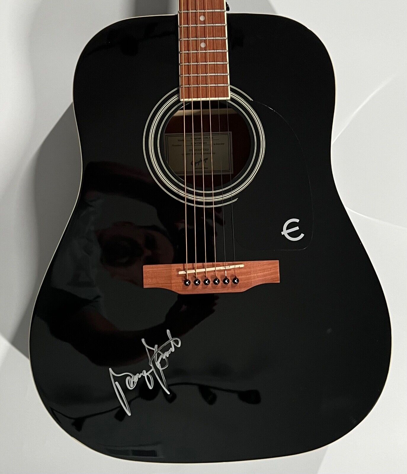 George Strait Signed Autograph Acoustic Guitar REAL Epperson