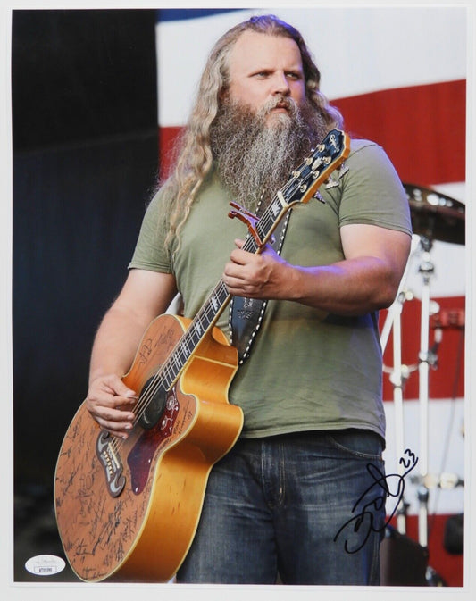 Jamey Johnson JSA Signed Autograph Photo 11 x 14