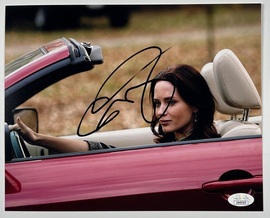 Emily Blunt JSA Signed Autograph Photo 8 x 10