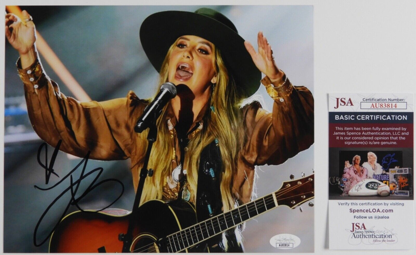 Lainey Wilson JSA Signed Autograph 8 x 10 Photo Country Music Star