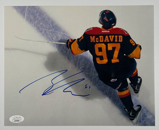 Connor McDavid JSA Signed Autograph 8 x 10 photo Hockey Oilers