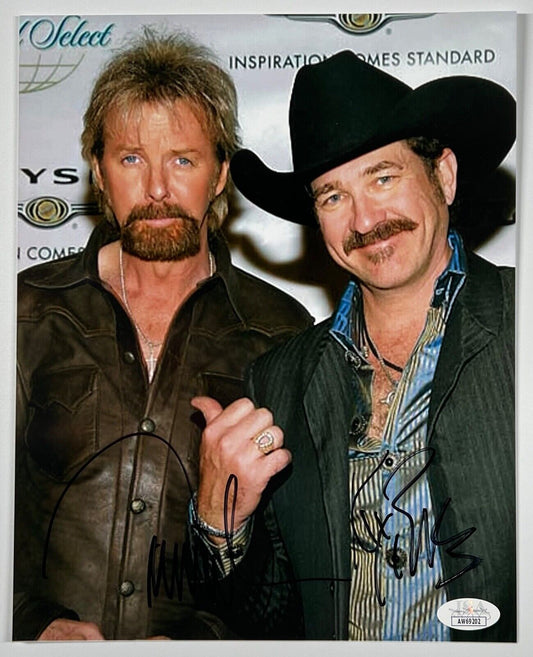 Brooks and Dunn JSA Signed Autograph Photo 8 x 10