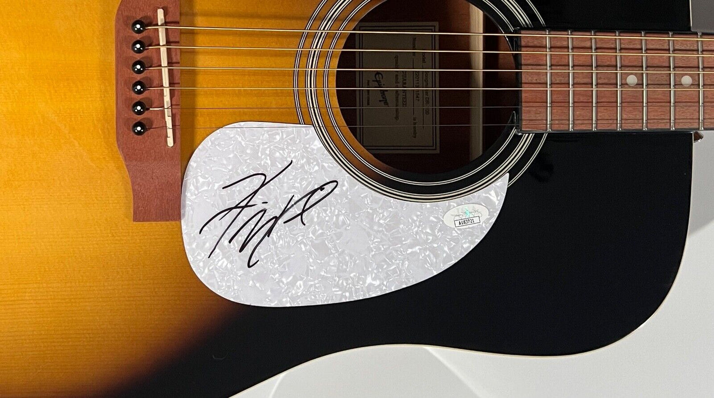 Koe Wetzel JSA Autograph Signed Guitar Epiphone Acoustic