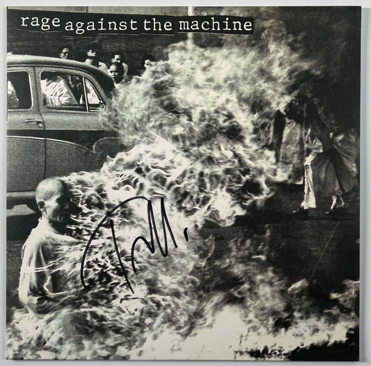 Tom Morello JSA Signed Autograph Record Album Vinyl Rage Against The Machine