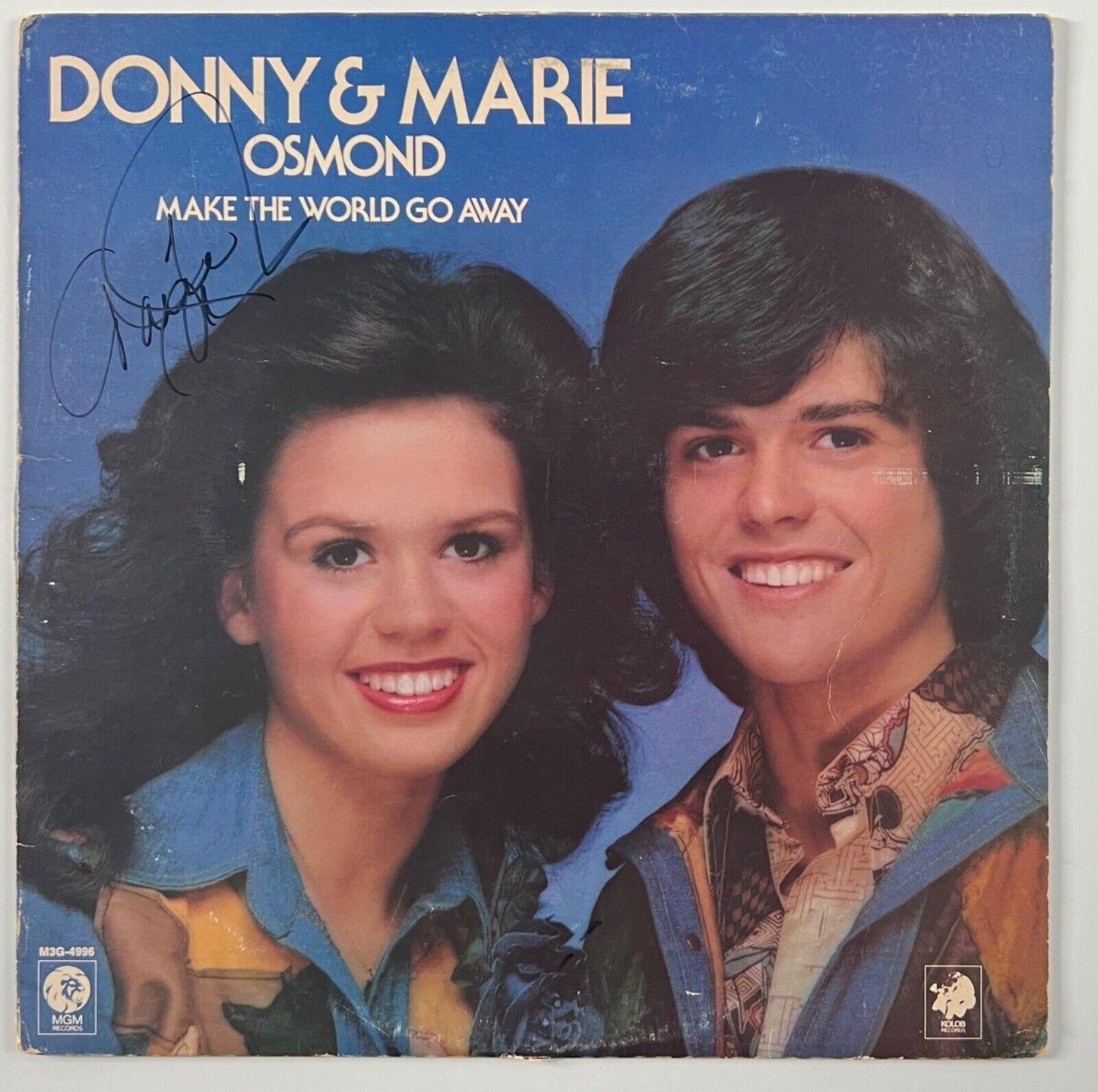 Marie Osmond JSA Autograph Signed Album Vinyl Donnie And Marie