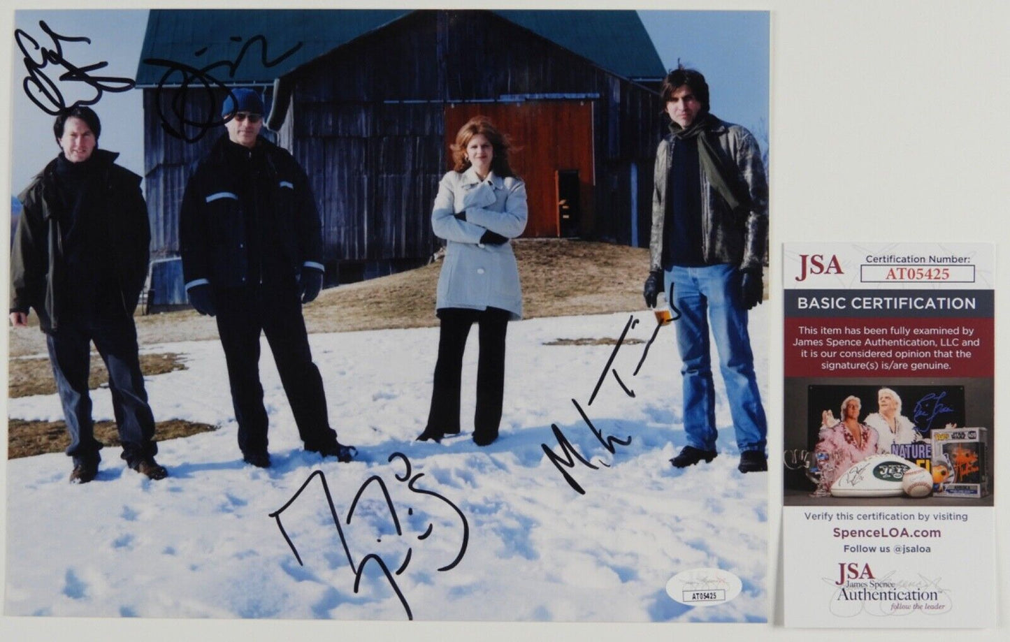 Cowboy Junkies Fully JSA Signed Autograph 8 x 10 Photo