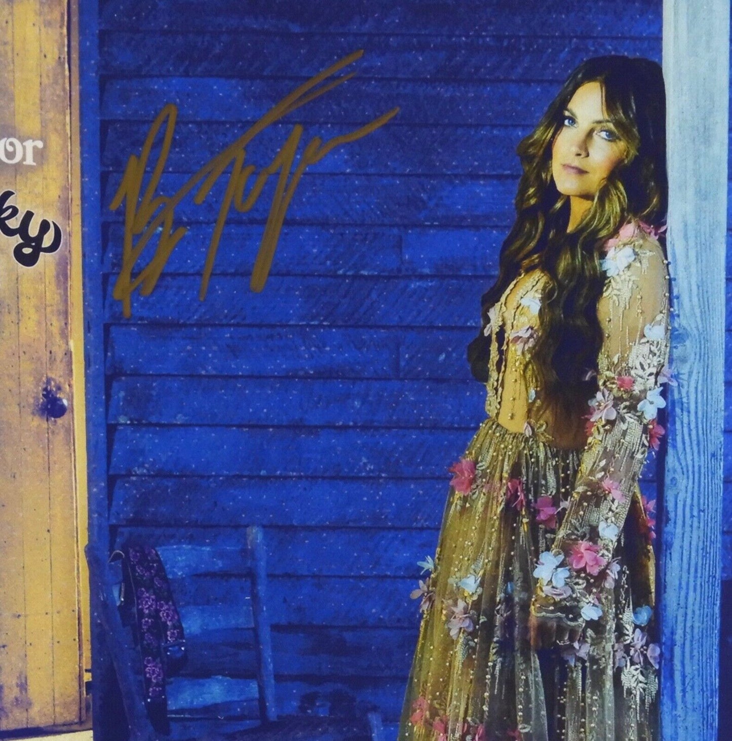 Brit Taylor Signed Autograph Album JSA Record Vinyl Kentucky Blue