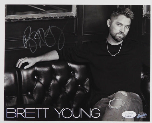 Brett Young JSA Fully Signed Autograph 8 x 10 Photo Country Music Star