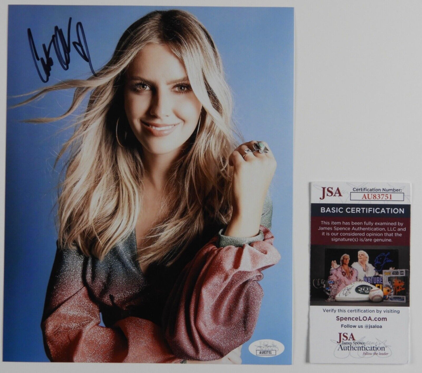 Catie Offerman JSA Signed Autograph 8 x 10 Photo Country Music Star