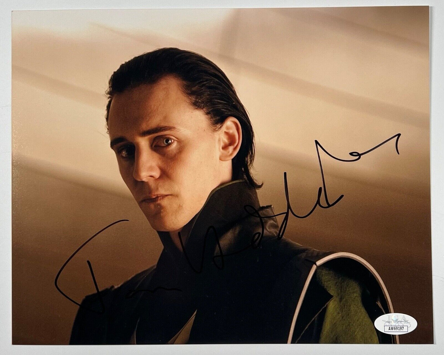 Tom Hiddleston Loki Thor JSA Signed Autograph Photo 8 x 10