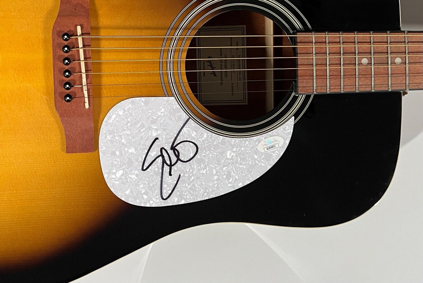 Eric Church JSA Autograph Signed Guitar Epiphone Acoustic