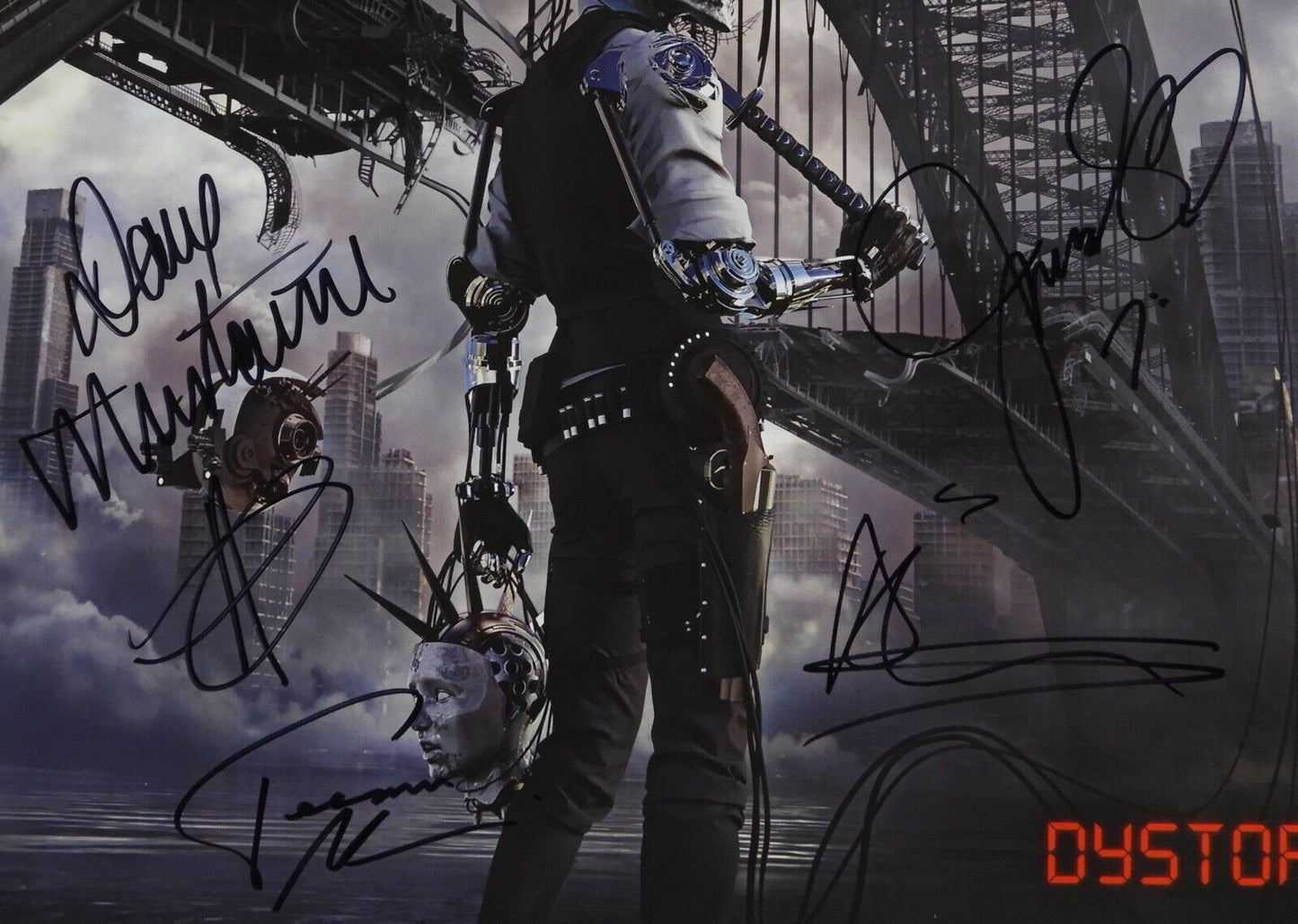 Megadeth JSA Signed Autograph Album Record Vinyl Fully Signed Dave Mustaine