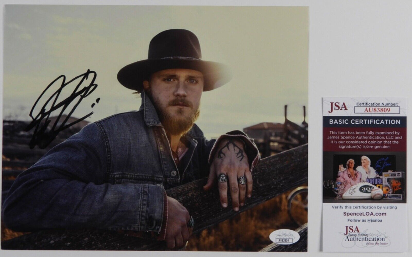 Jackson Dean JSA Signed Autograph 8 x 10 Photo Country Music Star