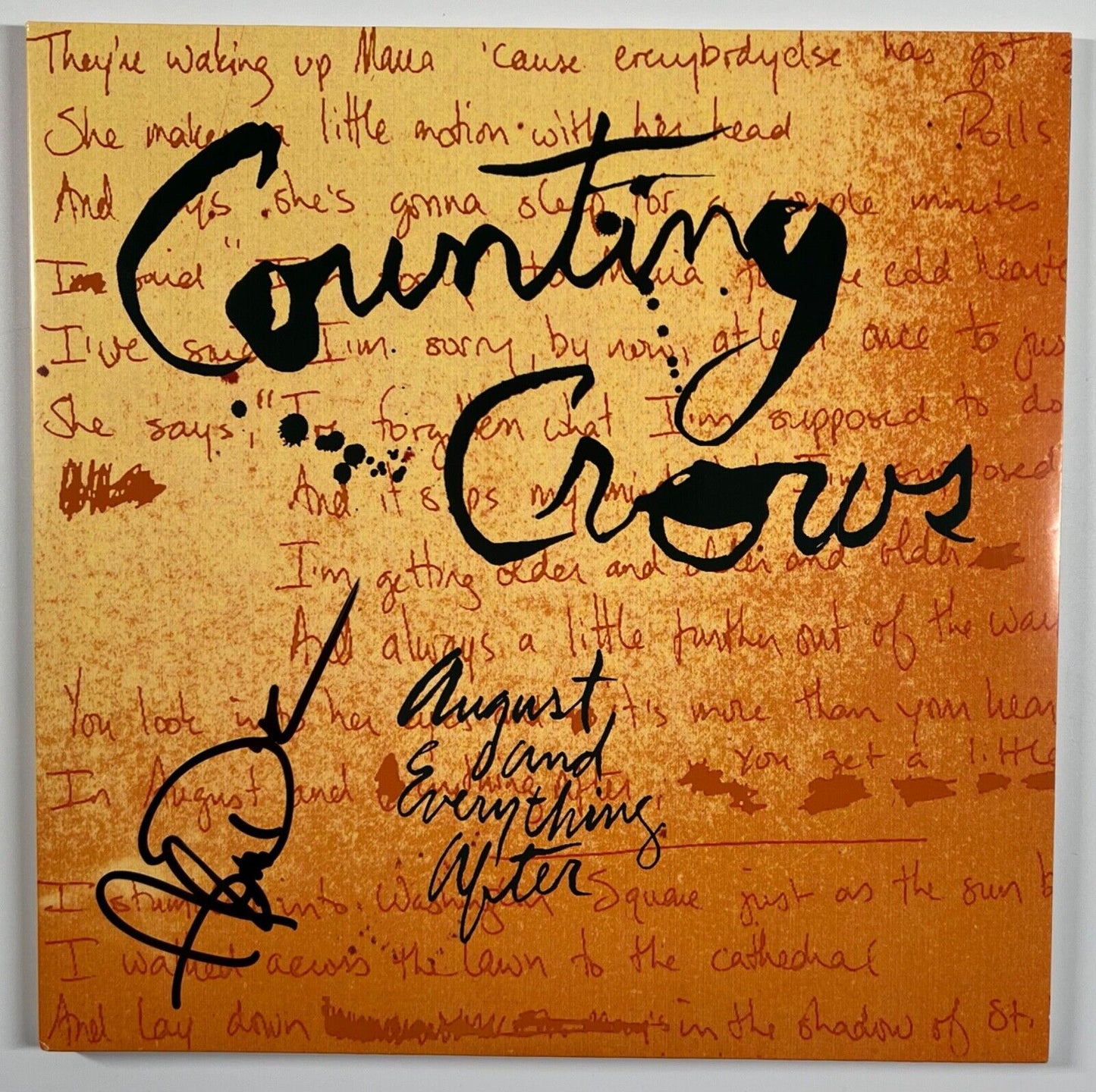 Adam Duritz Counting Crows JSA Signed Autograph Record Album Vinyl