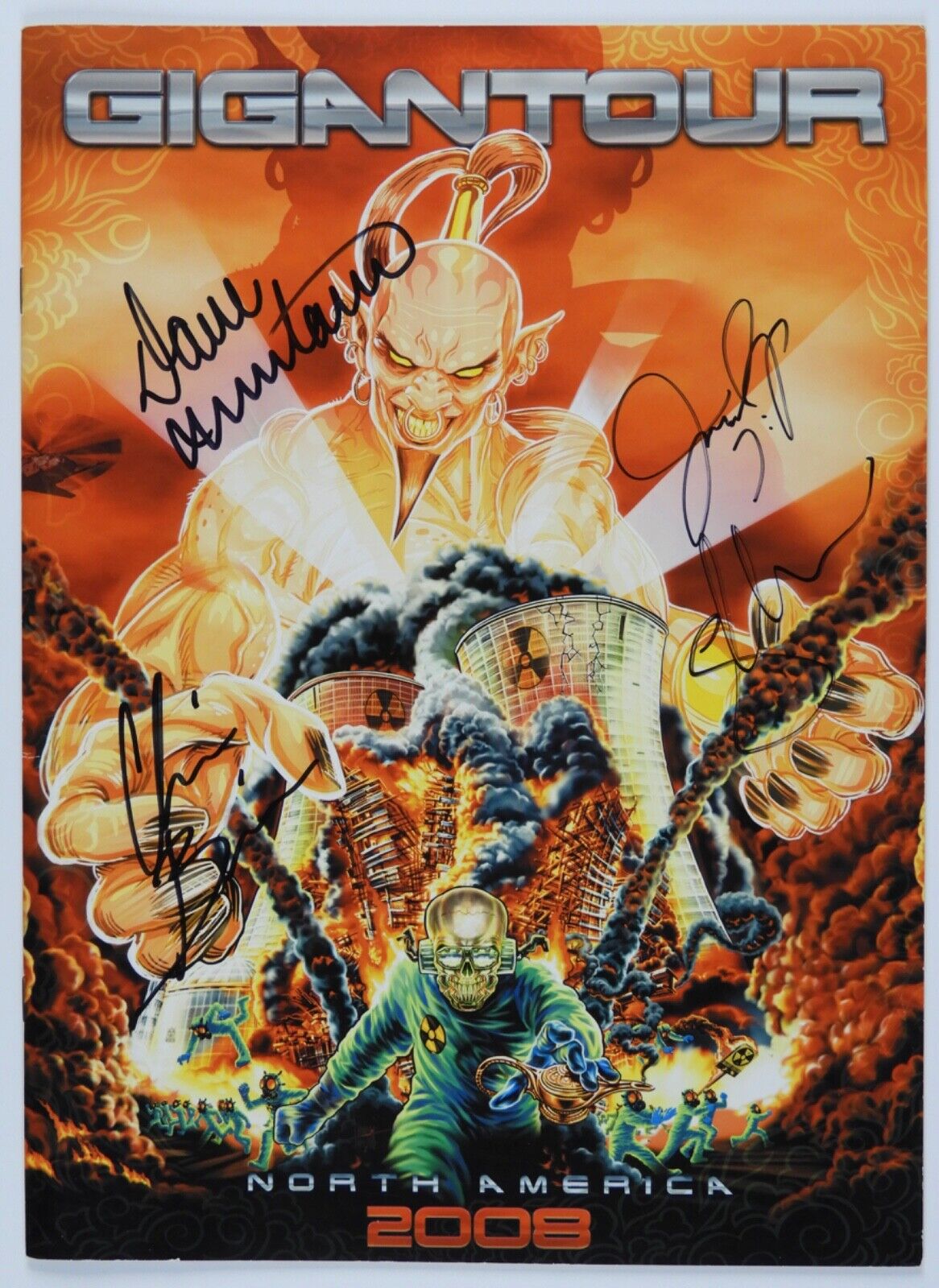 Megadeth JSA Autograph Signed Original Tour Concert Program Dave Mustaine