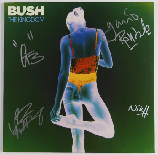BUSH JSA Signed Autograph Record Album Vinyl The Kingdom