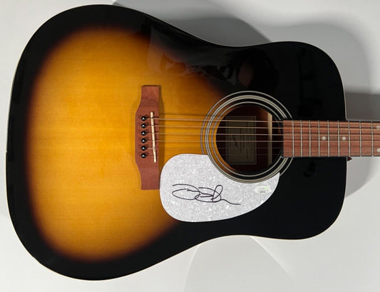 Jamey Johnson JSA Autograph Signed Guitar Epiphone Acoustic