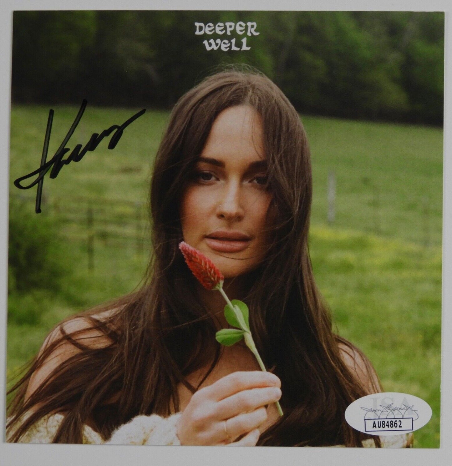 Kacey Musgraves Deeper Well JSA Signed Autograph Art Card Vinyl Album