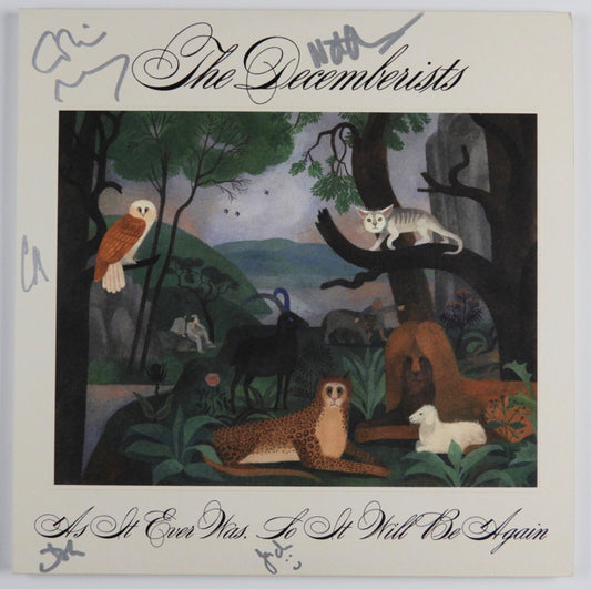 The Decemberists Signed Autograph JSA Album Record Vinyl As It Ever Was