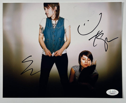 Tegan & Sara JSA Signed Autograph 8 x 10 photo