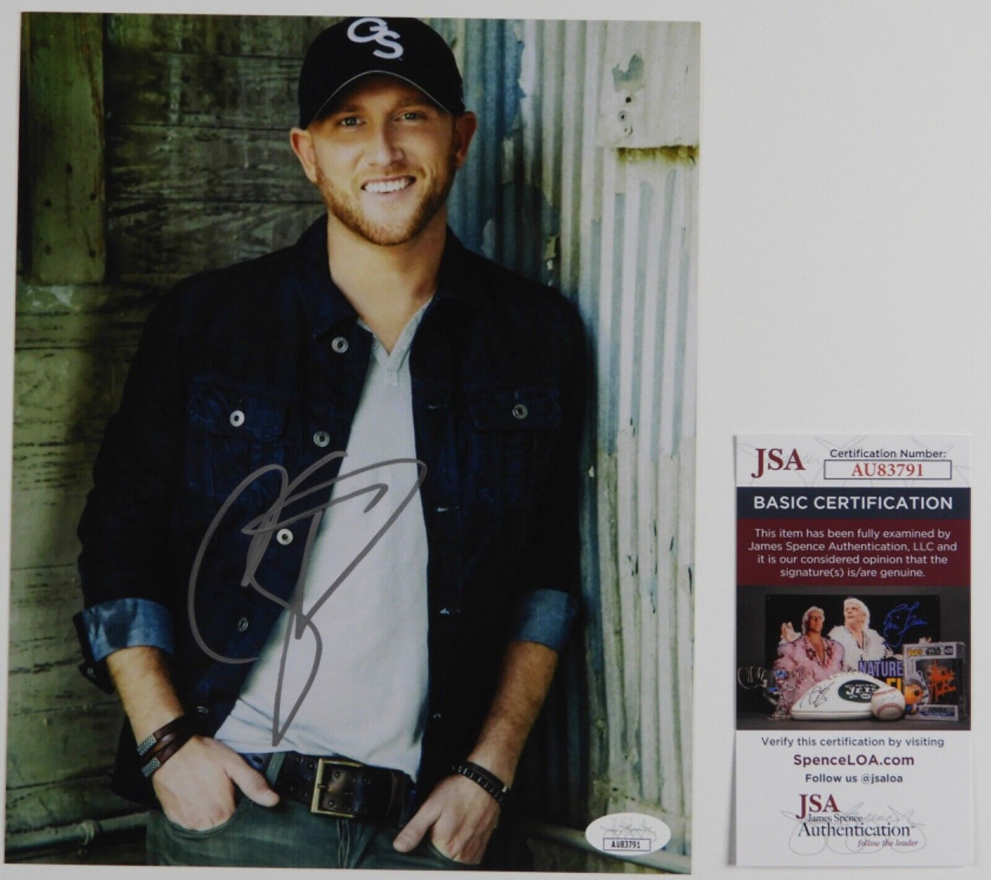 Cole Swindell JSA Signed Autograph 8 x 10 Photo Country Music Star