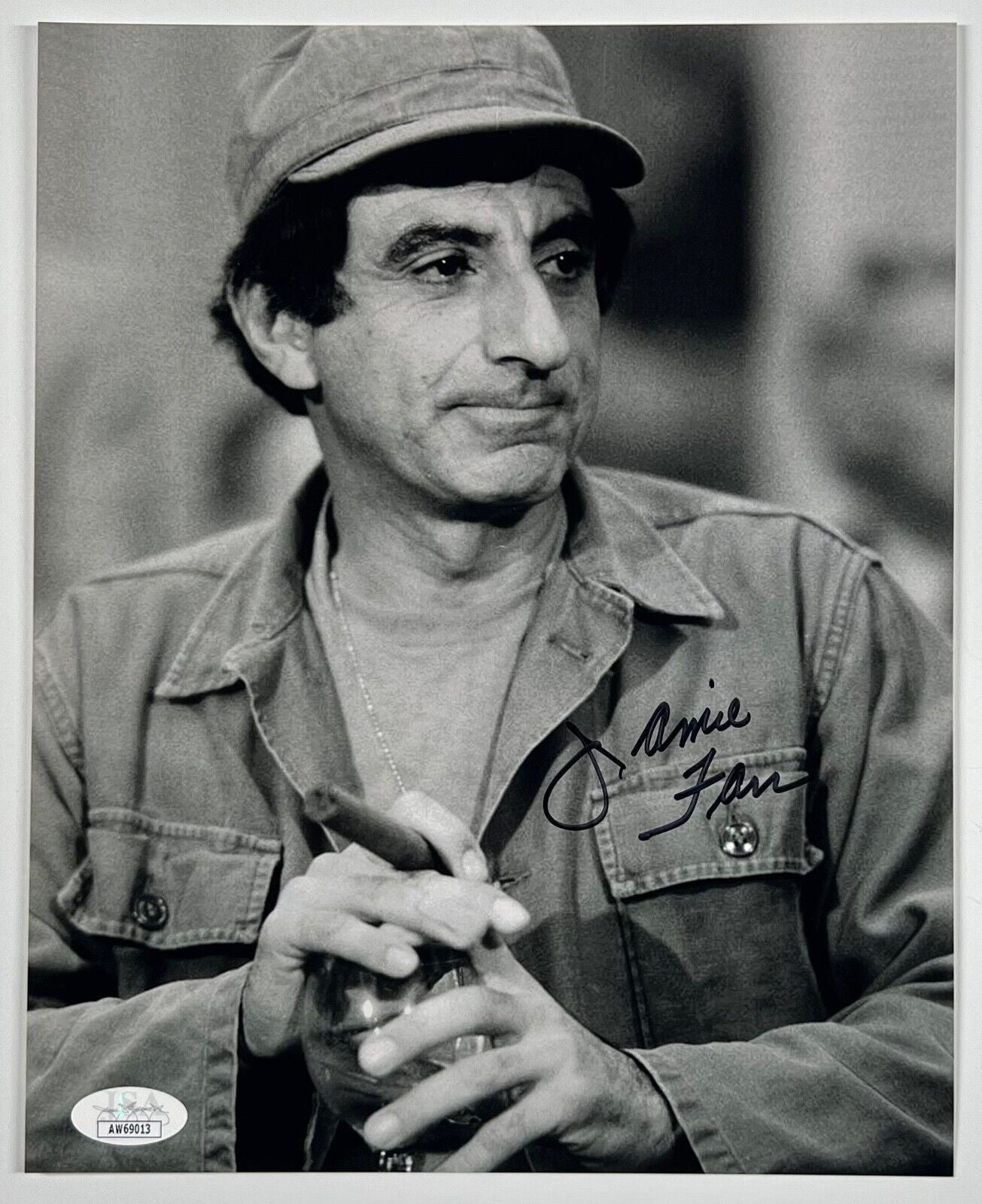 Jamie Farr MASH JSA Signed Autograph 8 x 10 photo