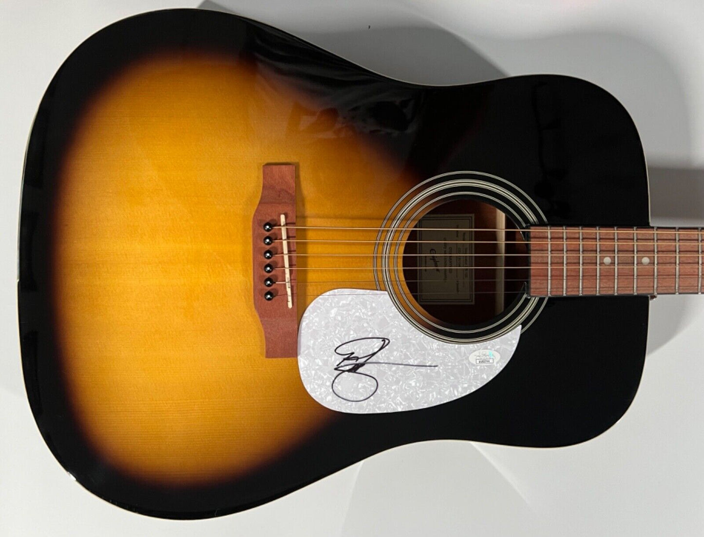 Riley Green JSA Autograph Fully Signed Guitar Epiphone Acoustic