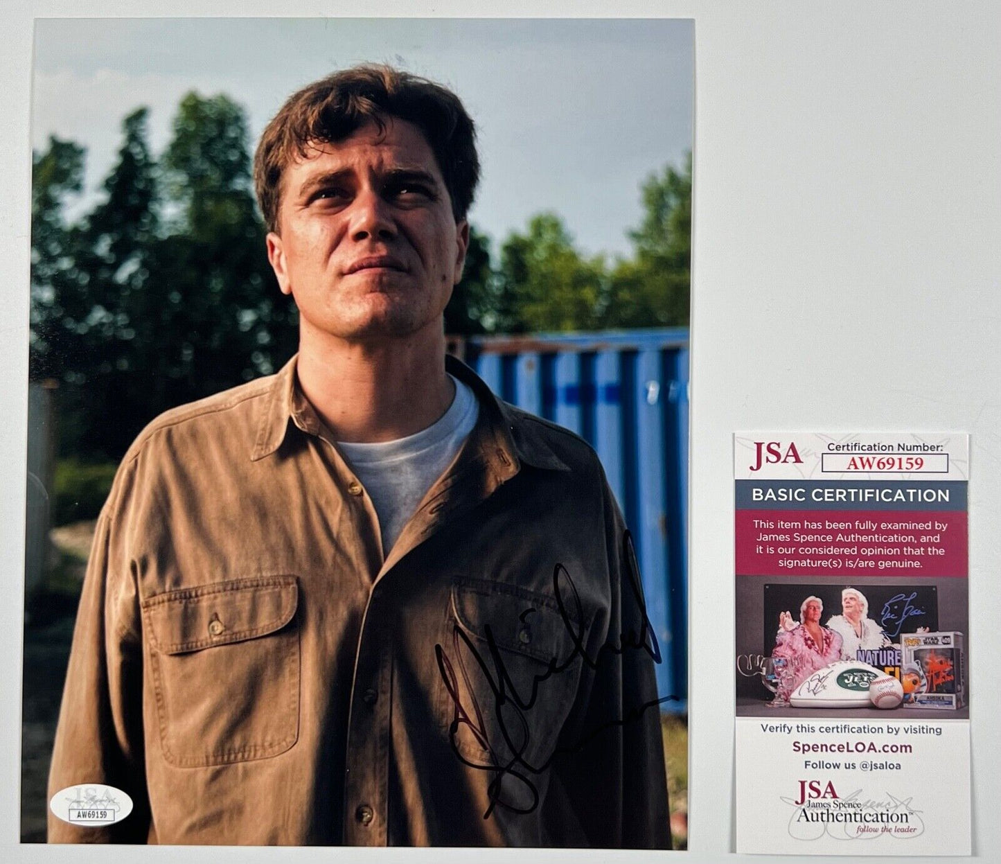 Micheal Shannon JSA Signed Autograph 8 x 10 photo