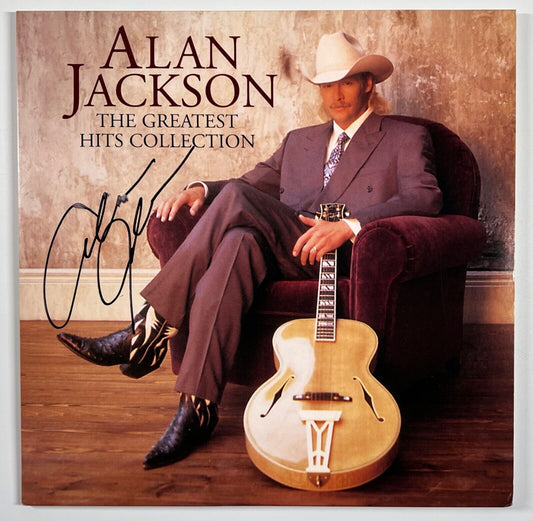 Alan Jackson JSA Signed Autograph Record Album The Greatest Hits