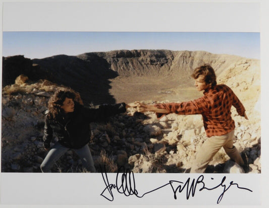 Jeff Bridges Karen Allen JSA Autograph Signed 11 x 14 photo Starman