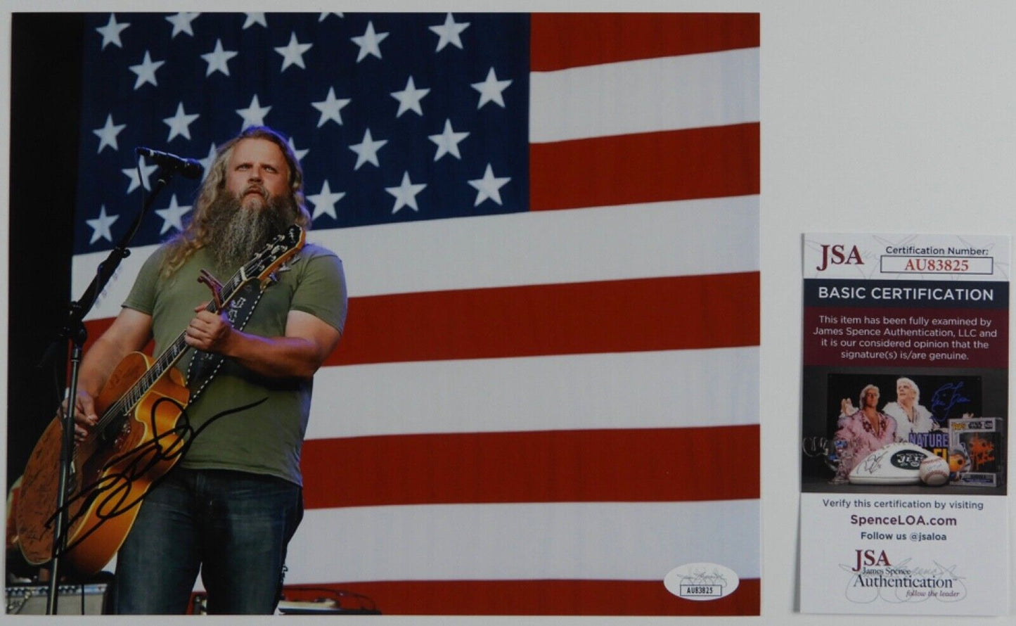 Jamey Johnson JSA Signed Autograph Photo 8 x 10
