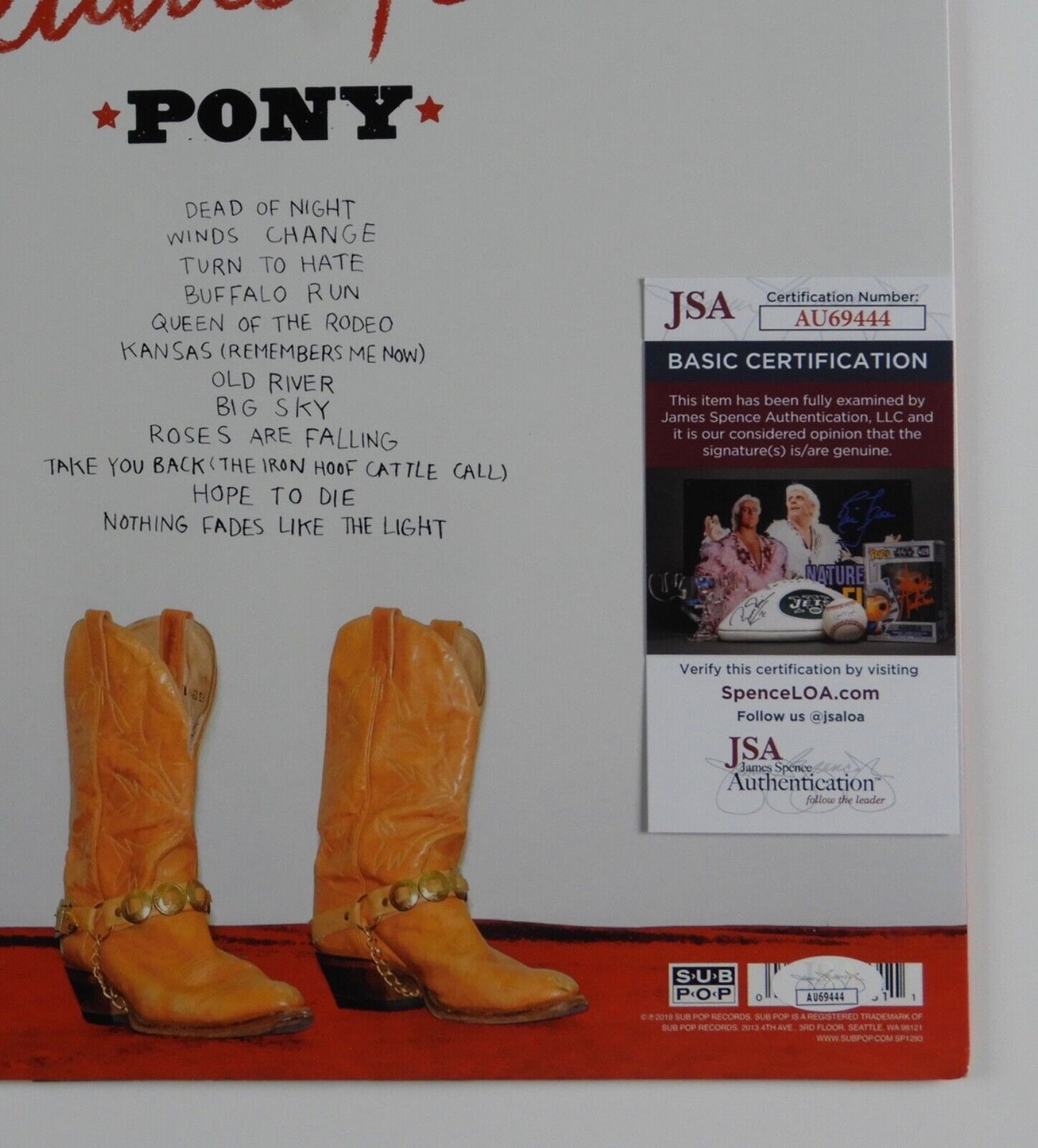 Orville Peck JSA Signed Autograph Record Album Vinyl LP Show Pony